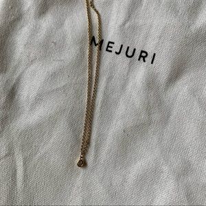 Mejuri Gold Vermeil Sapphire Stone Necklace